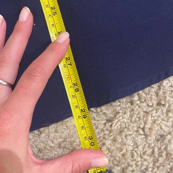 Ixiah Women's Navy Off the Shoulder Dress Mini Size US 4 Maternity Flowy Dress - Picture 7 of 8